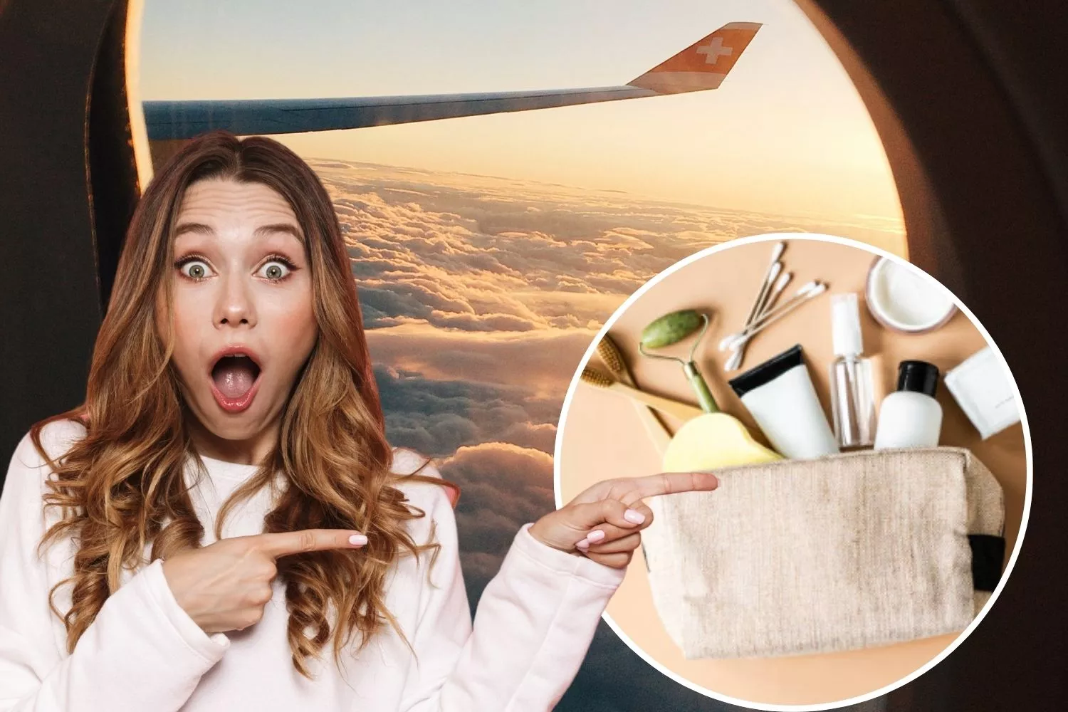 Tienes que hacerlo sí o sí:Cómo debes trasportar tu neceser en la cabina del avión esta Semana Santa/ Montaje CG