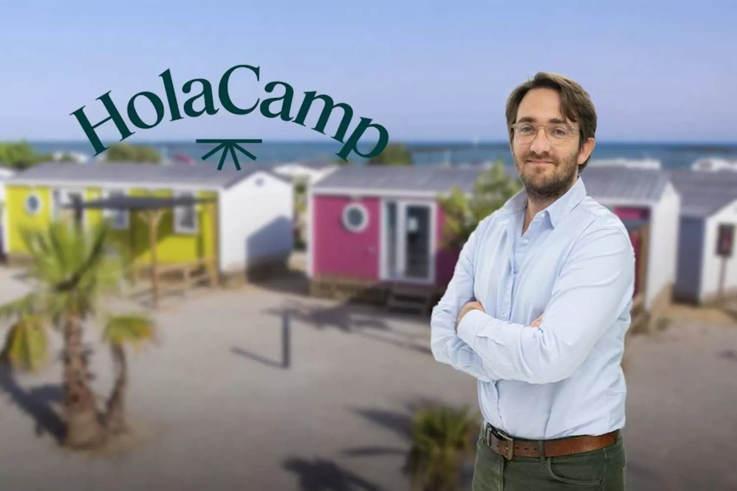 Alfredo Leprevost, CEO de HolaCamp / Fotomontaje CG