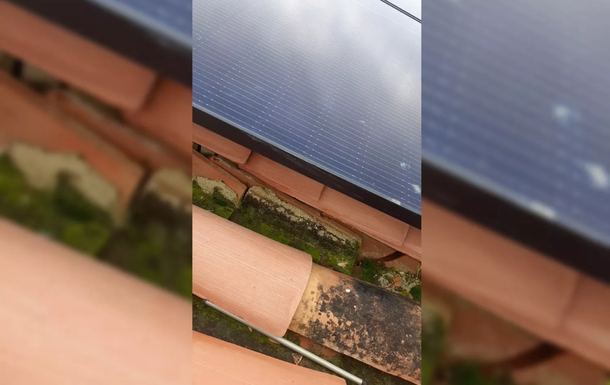 El estado de las tejas tras las fuertes lluvias durante el mes de febrero CEDIDA El estado de las tejas tras las fuertes lluvias durante el mes de febrero CEDIDA