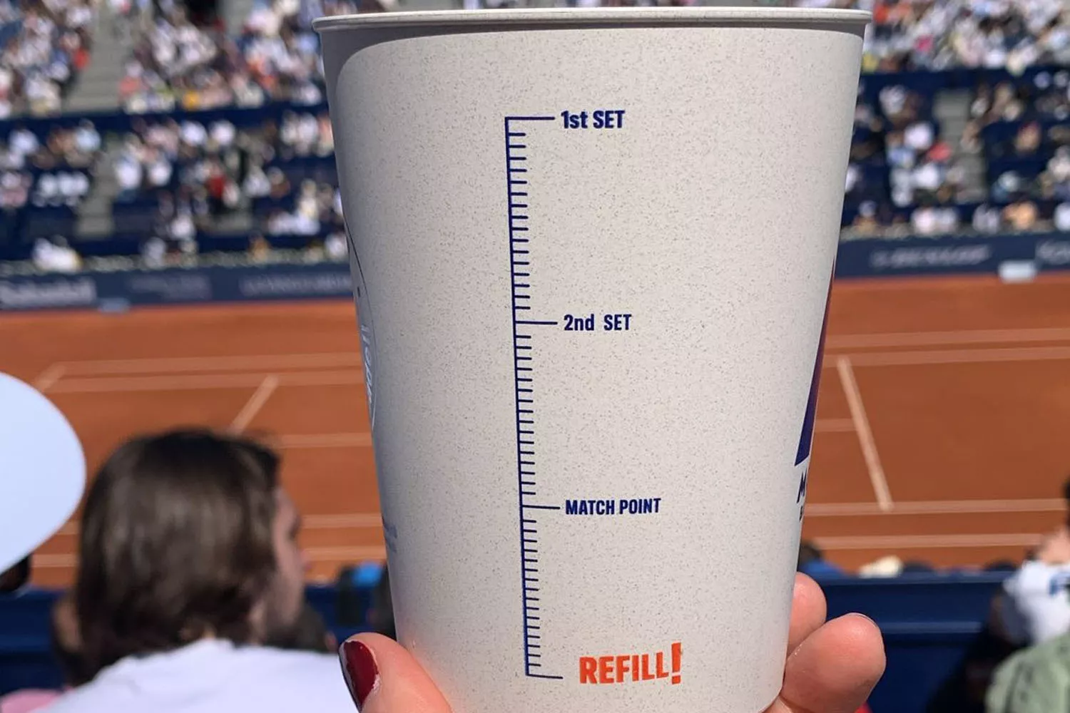 Los vasos del Real Club de Tenis Barcelona / CONSUMIDOR GLOBAL