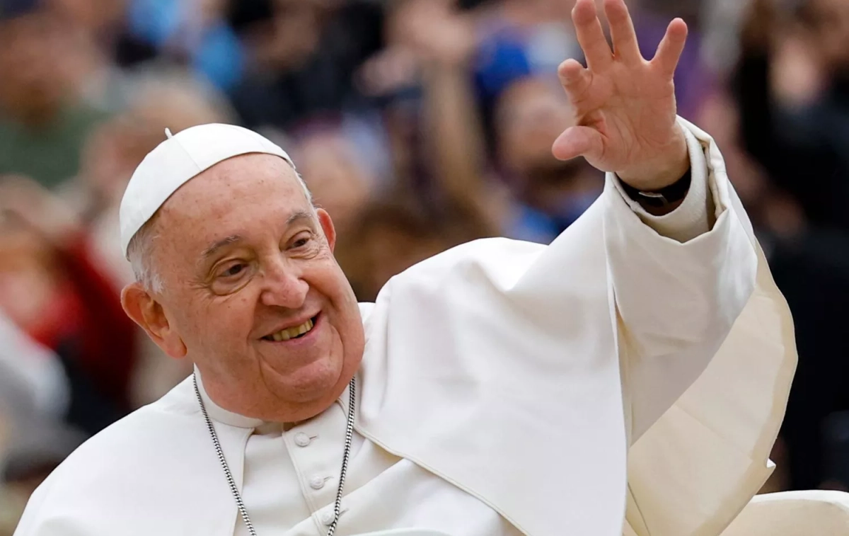 Fotografía de archivo del pasado 20 de noviembre de 2024 que muestra al papa Francisco durante una a Fotografía de archivo del pasado 20 de noviembre de 2024 que muestra al papa Francisco durante una a