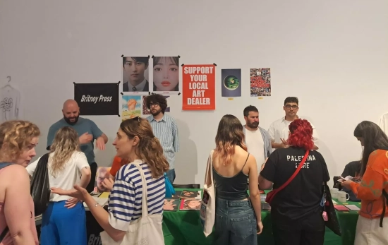 Un expositor en la feria / CG Un expositor en la feria / CG