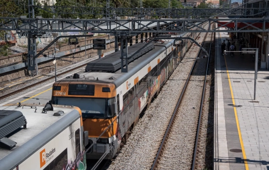 BARCELONA CON LOS TRENES PARADOS EL DÍA DEL APAGÓN / ÒSCAR GIL COY BARCELONA CON LOS TRENES PARADOS EL DÍA DEL APAGÓN / ÒSCAR GIL COY