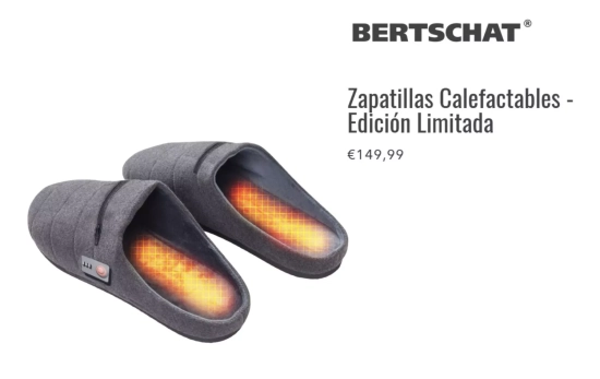 Zapatillas térmicas inalámbricas/ Bertschat Zapatillas térmicas inalámbricas/ Bertschat
