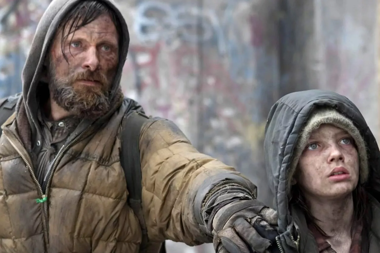 Una escena de La carretera, la película apocalíptica protagonizada por Viggo Mortensen