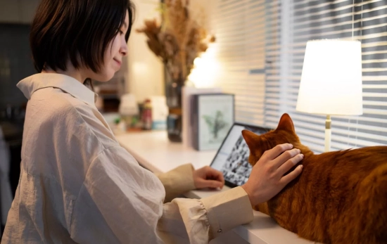Una persona con su gato / FREEPIK Una persona con su gato / FREEPIK