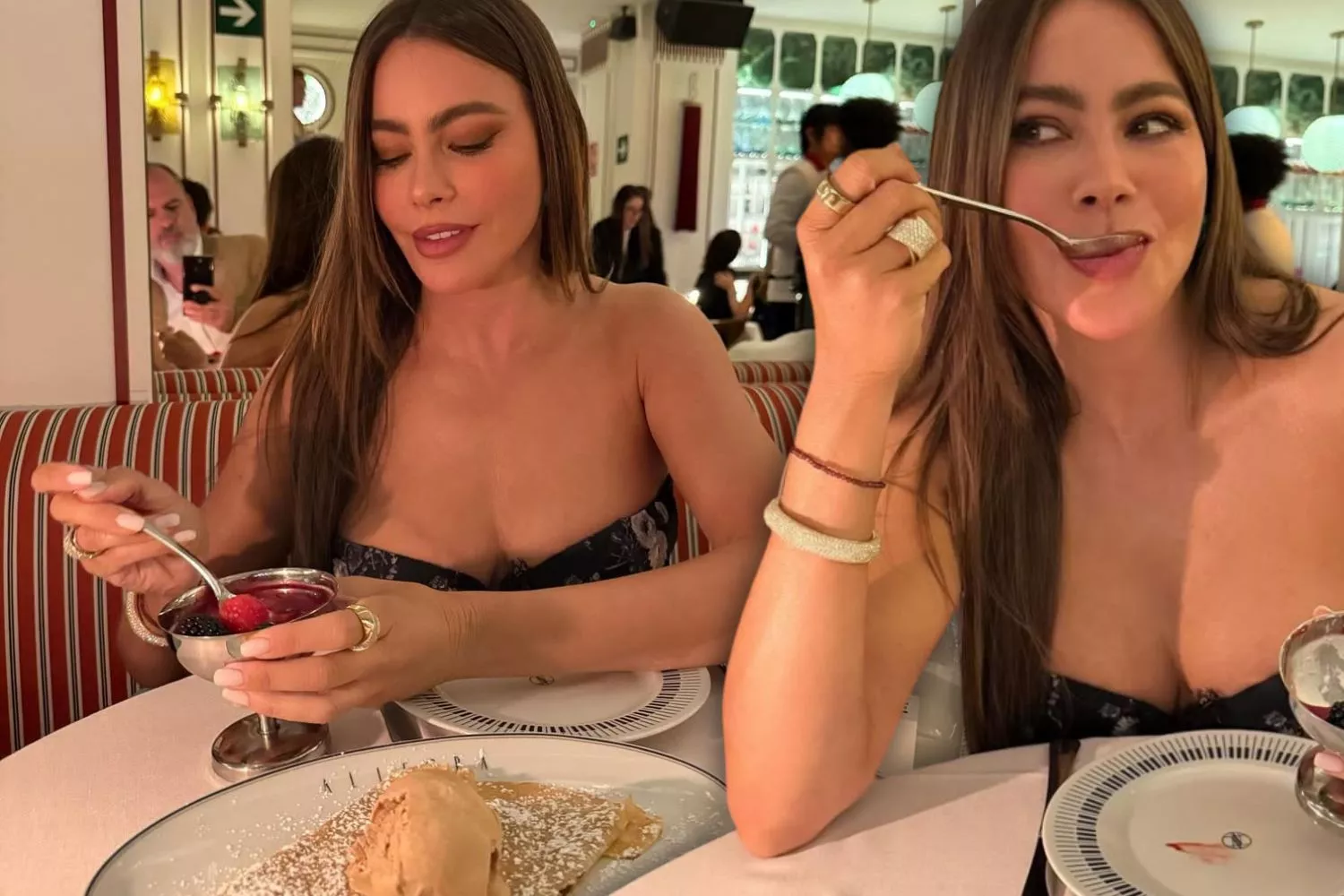 El restaurante favorito de Sofía Vergara está en Madrid / Montaje CG El restaurante favorito de Sofía Vergara está en Madrid / Montaje CG