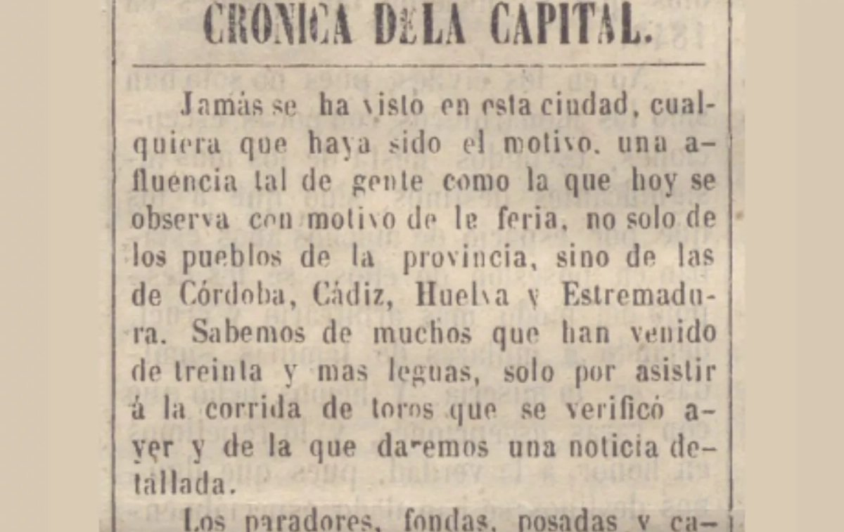 Crónica de la capital ('La Paz', 1850) Crónica de la capital ('La Paz', 1850)