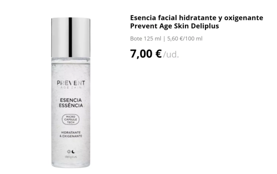  Esencia Facial Prevent Age Skin Deliplus / MERCADONA