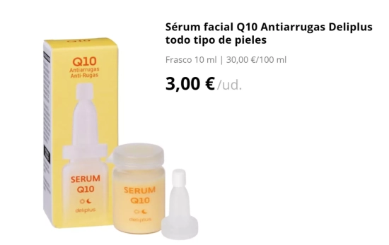Sérum facial Q10 Antiarrugas / MERCADONA