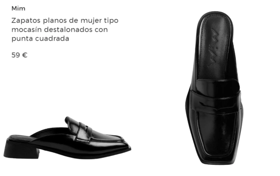 Mocasín de Mim/ MIM Mocasín de Mim/ MIM