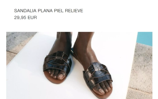 Sandalia tipo Pala/ ZARA Sandalia tipo Pala/ ZARA