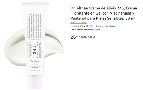 la 345 Relief Cream de Dr. Althea/ AMAZON la 345 Relief Cream de Dr. Althea/ AMAZON
