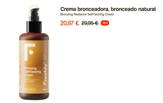 Bronzing Radiance Self-Tanning Cream/ FRESHLY Bronzing Radiance Self-Tanning Cream/ FRESHLY