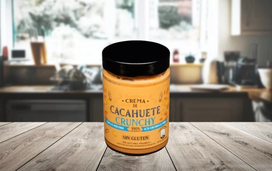 Crema de cacahuete de Aldi / FOTOMONTAJE CG Crema de cacahuete de Aldi / FOTOMONTAJE CG