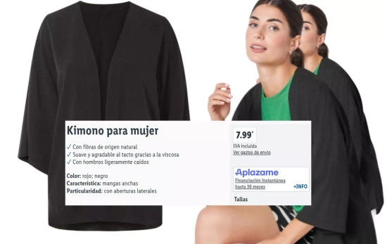 Kimono mujer/ LIDL Kimono mujer/ LIDL