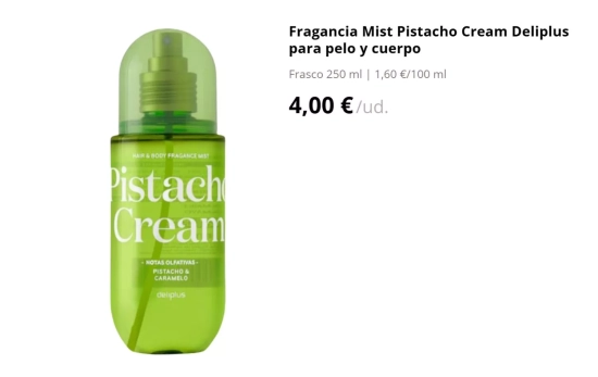 Bruma Pistacho Cream/ MERCADONA Bruma Pistacho Cream/ MERCADONA