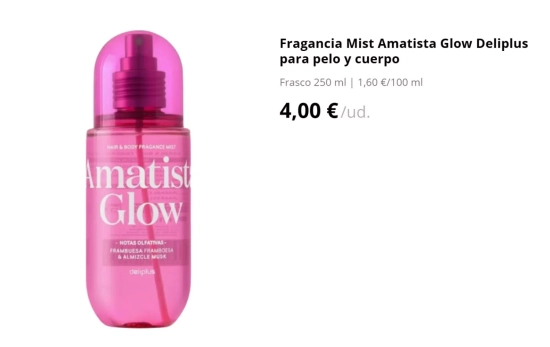 Bruma Amatista Glow/ MERCADONA Bruma Amatista Glow/ MERCADONA