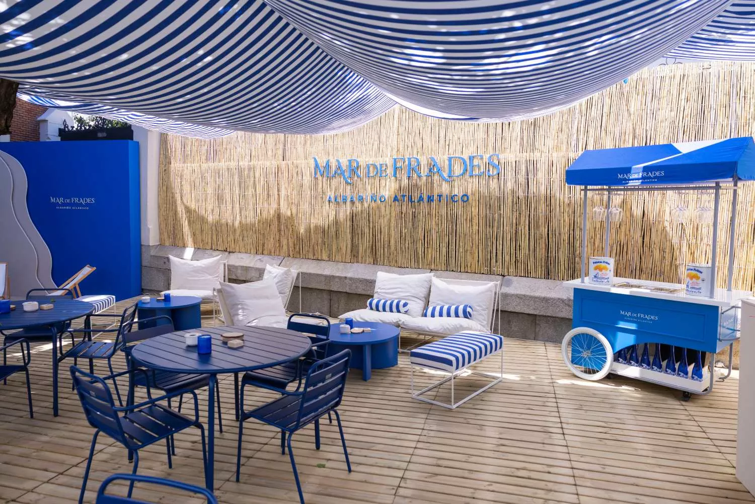La terraza de Casa Atlántica, que inundará Madrid con Mar de Frades / CEDIDA La terraza de Casa Atlántica, que inundará Madrid con Mar de Frades / CEDIDA