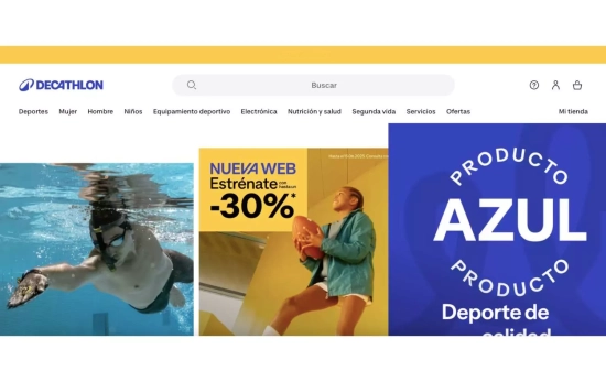 Nueva web de Decathlon / DECATHLON Nueva web de Decathlon / DECATHLON