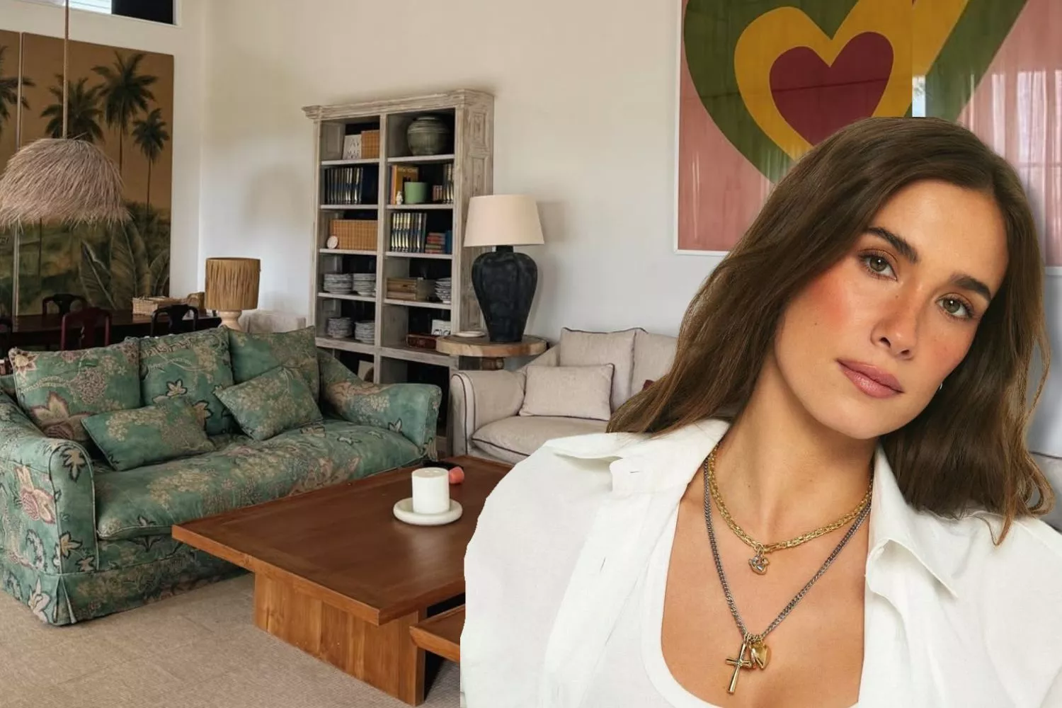 El ritual viral de María Pombo para tener una casa acogedora/ Montaje CG