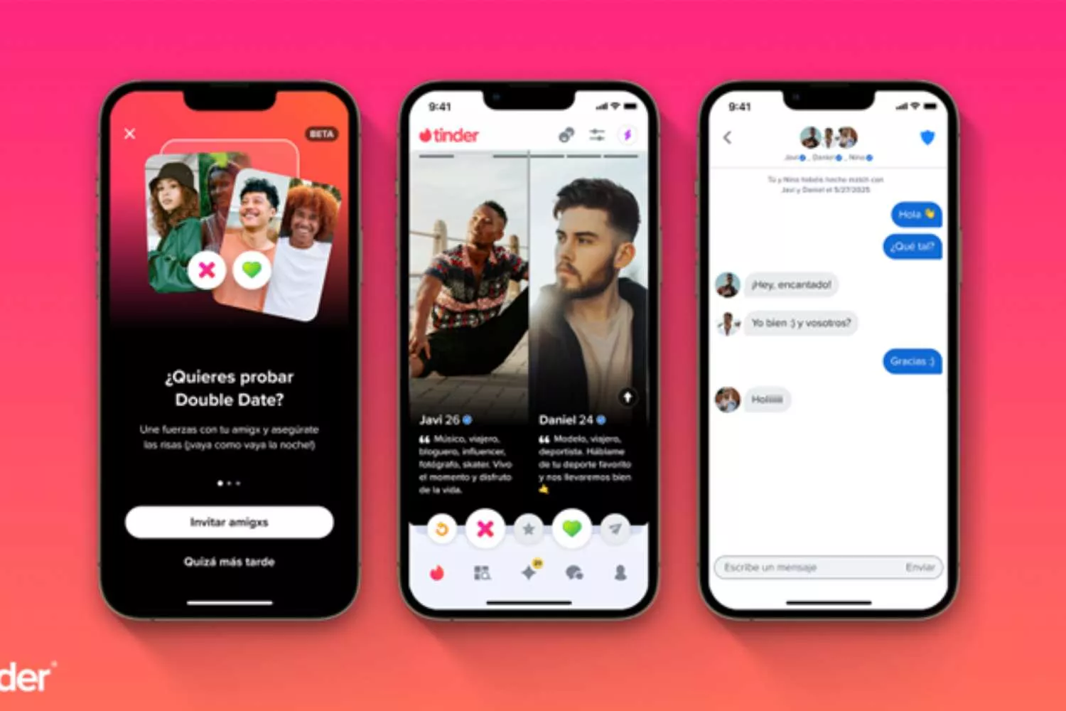 Nueva función 'Double date' de Tinder   TINDER