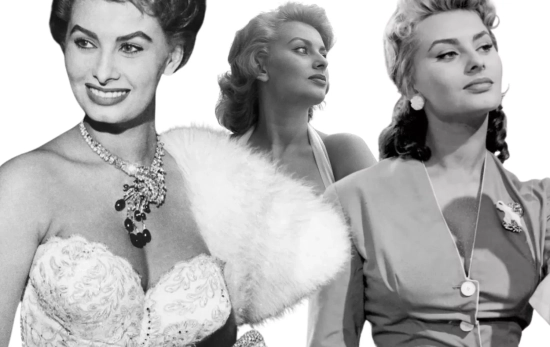 Sophia Loren de joven en imágenes de archivo/ Montaje CG Sophia Loren de joven en imágenes de archivo/ Montaje CG