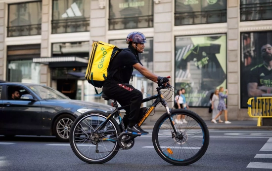Un repartidor de Glovo EUROPA PRESS Un repartidor de Glovo EUROPA PRESS