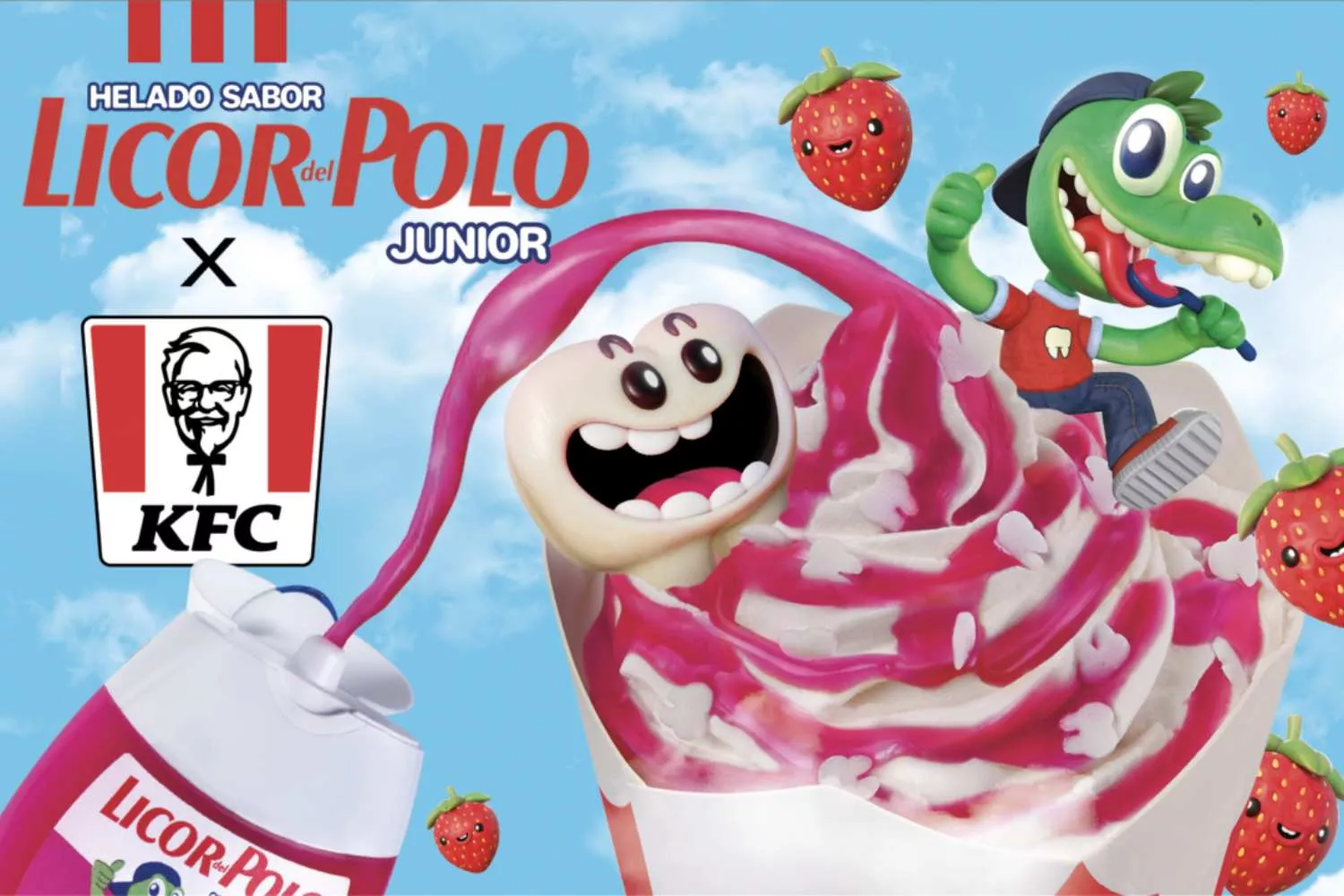 Helado de KFC y Licor del Polo   KFC