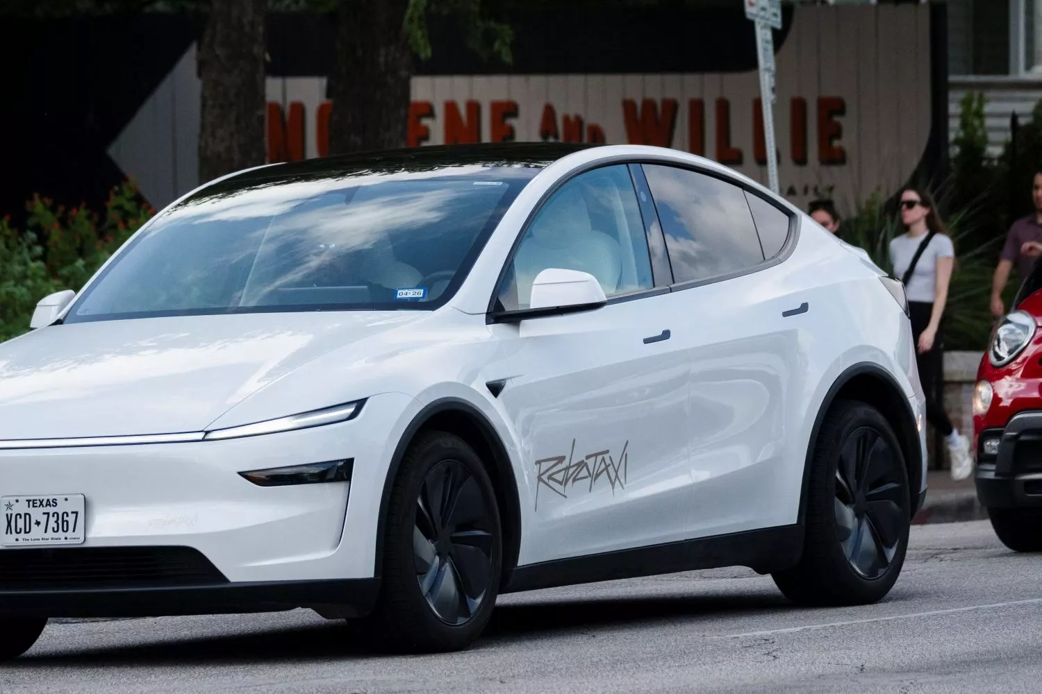 Un robotaxi de Tesla