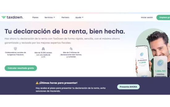 Web de TaxDown TAXDOWN Web de TaxDown TAXDOWN