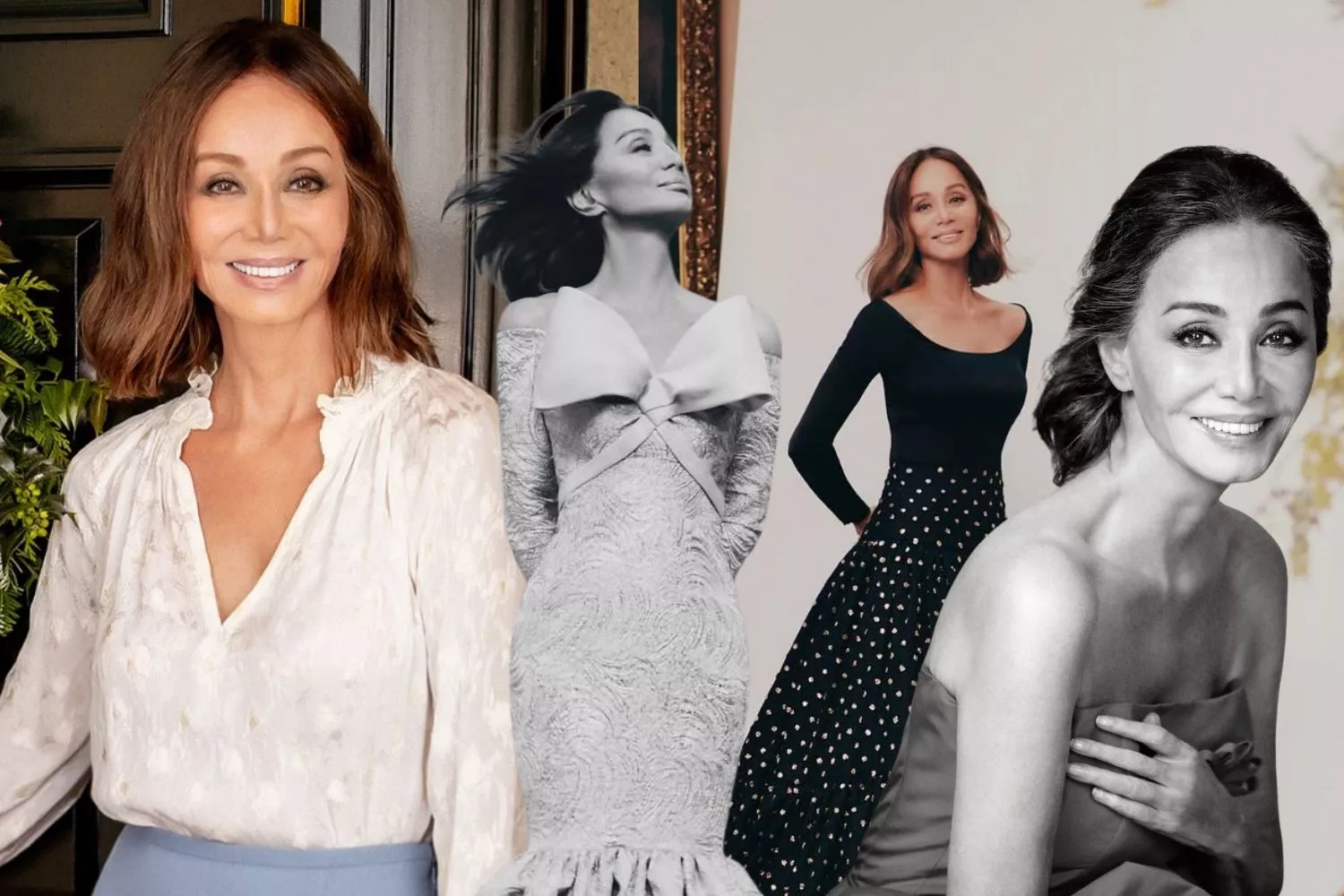El truco de Isabel Preysler para salir bien en las fotos: "La espalda recta y los brazos en..."/ Montaje CG