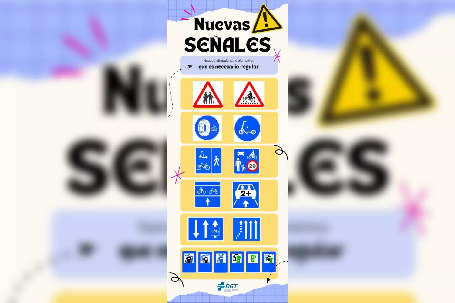 Nuevas señales de la DGT DGT Nuevas señales de la DGT DGT