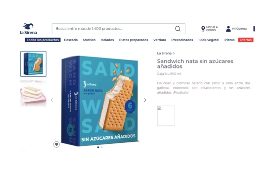 Unos helados sin azúcares añadidos de la marca La Sirena LA SIRENA Unos helados sin azúcares añadidos de la marca La Sirena LA SIRENA