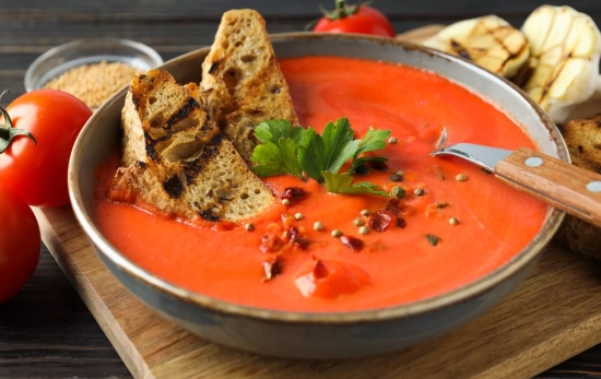 Una sopa de tomate Una sopa de tomate