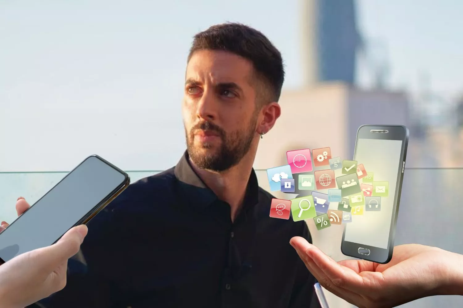 El truco de David Broncano al usar el teléfono / Montaje CG