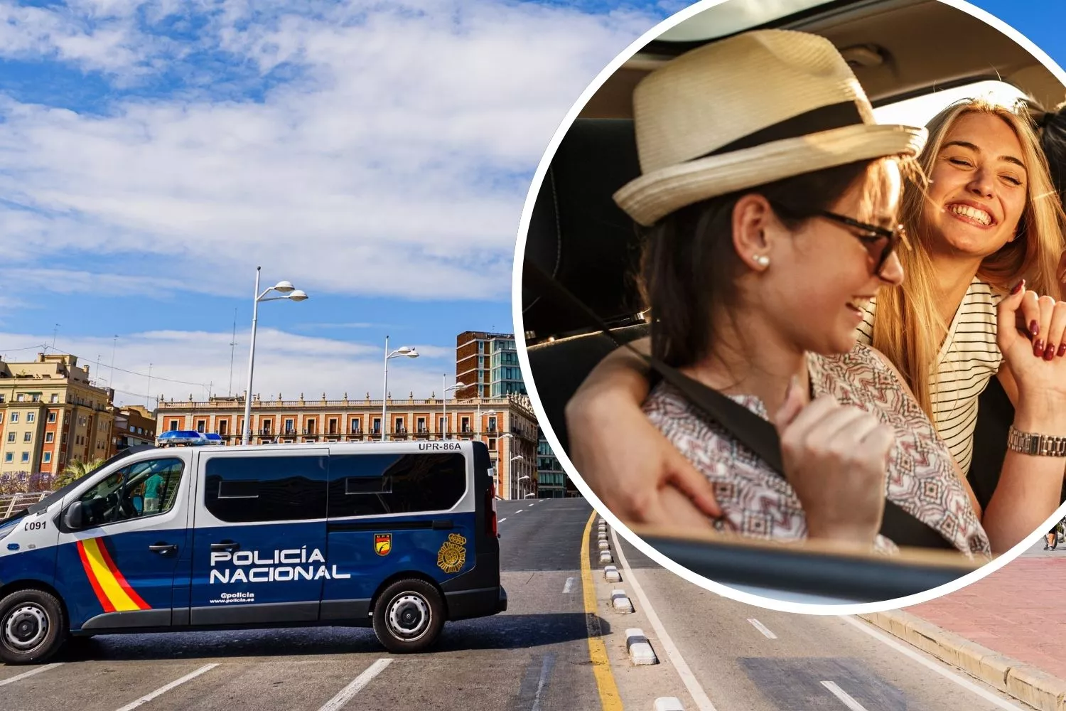 El consejo de la Polícia Nacional para este verano: "Hazlo si no quieres quedarte sin vacaciones"/ Montaje CG