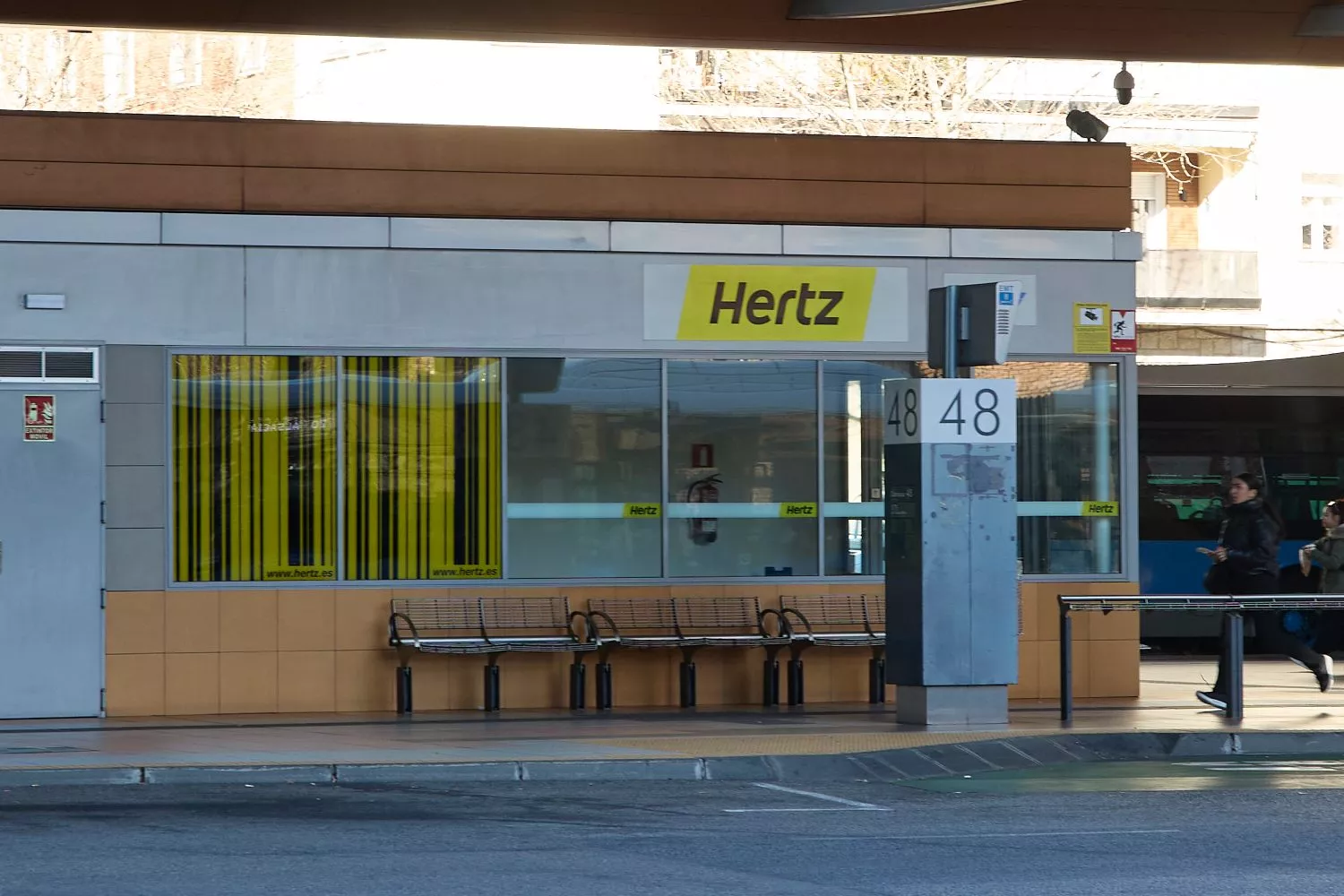 Un establecimiento de la cadena de alquiler de automóviles Hertz / EUROPA PRESS - JESUS HELLIN