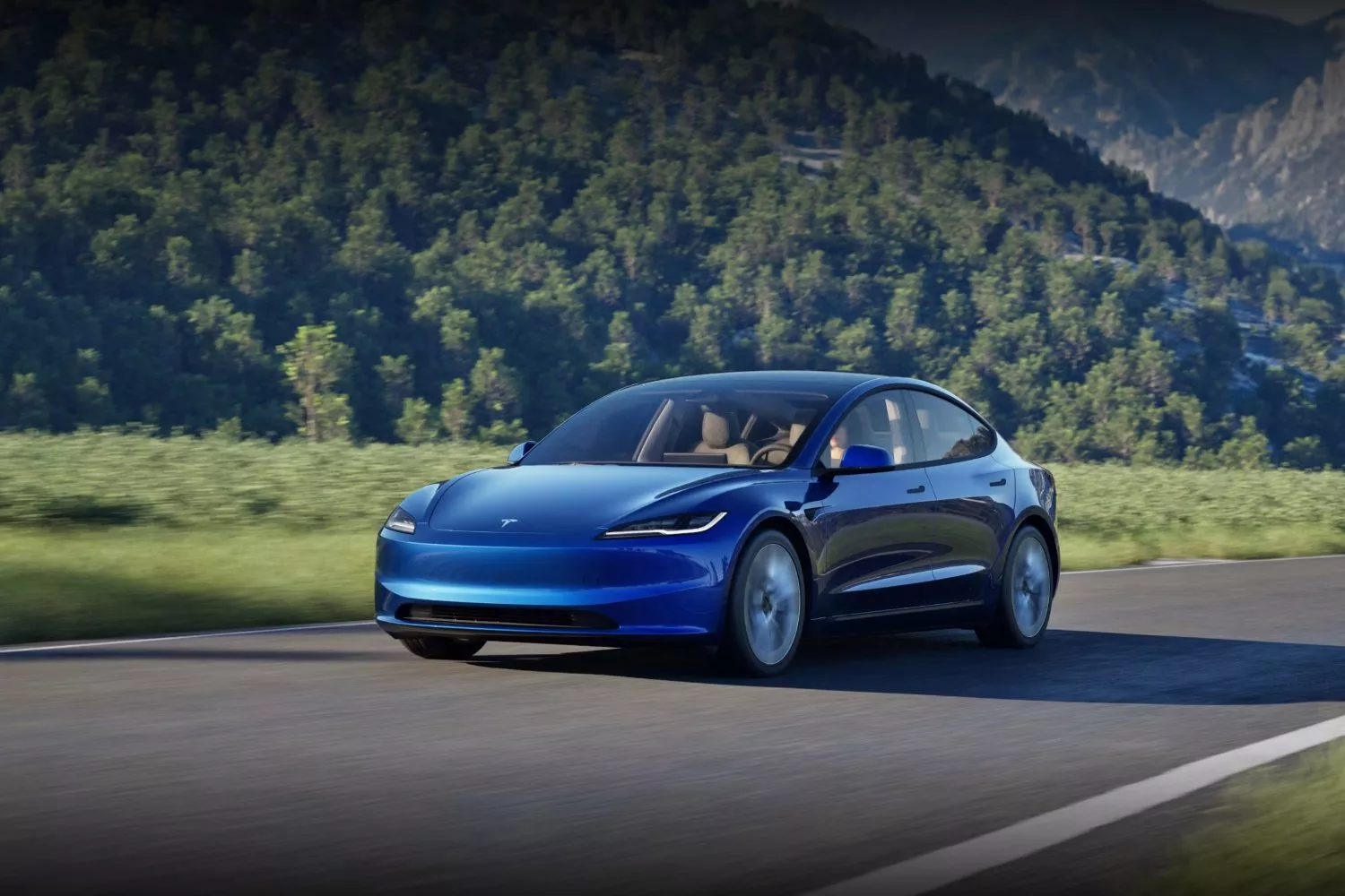 Aspecto del Tesla Model 3 / TESLA
