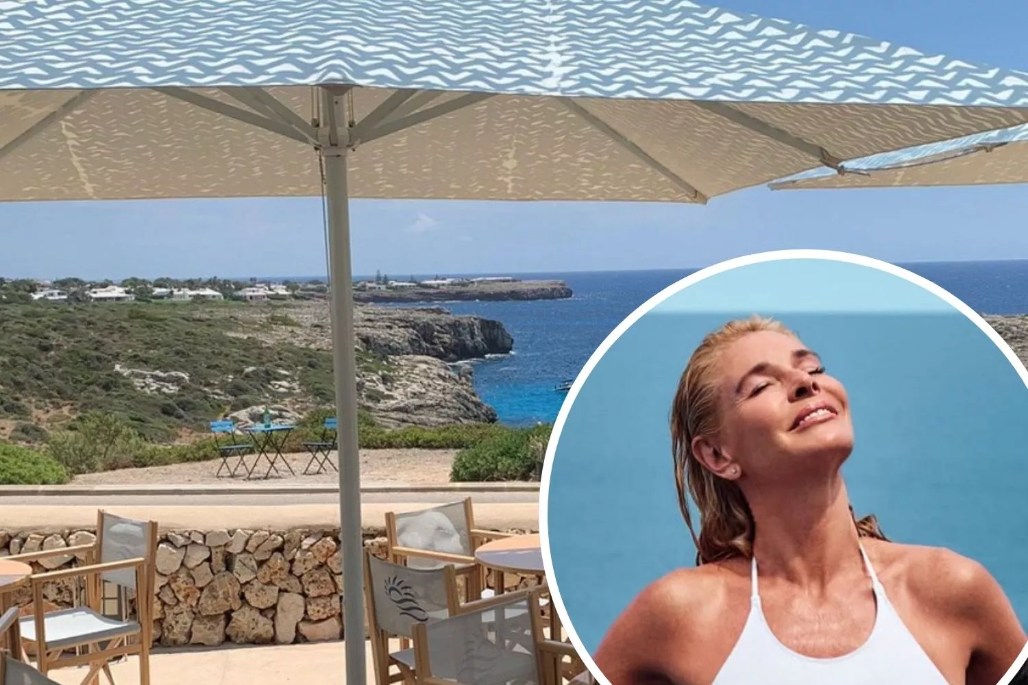 El chiringuito favorito de Belén Rueda en Menorca / Montaje CONSUMIDOR GLOBAL
