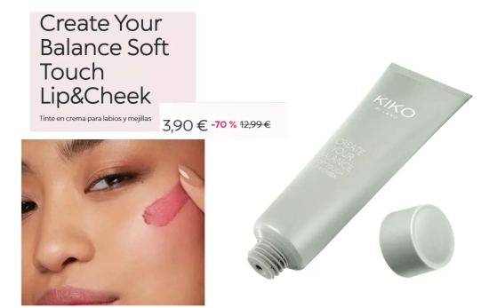 create your balance soft touch lip&cheek/ KIKO MILANO