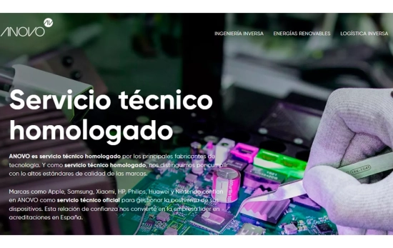 Página web de Anovo / UNSPLASH Página web de Anovo / UNSPLASH