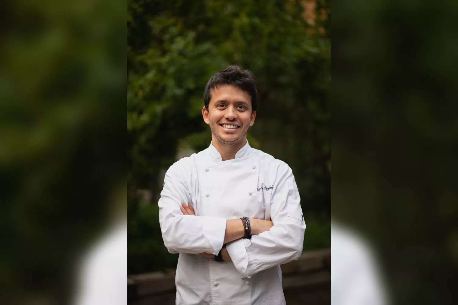 Marcos Pujadas, chef de Dos Cucharas / Fotomontagem CG