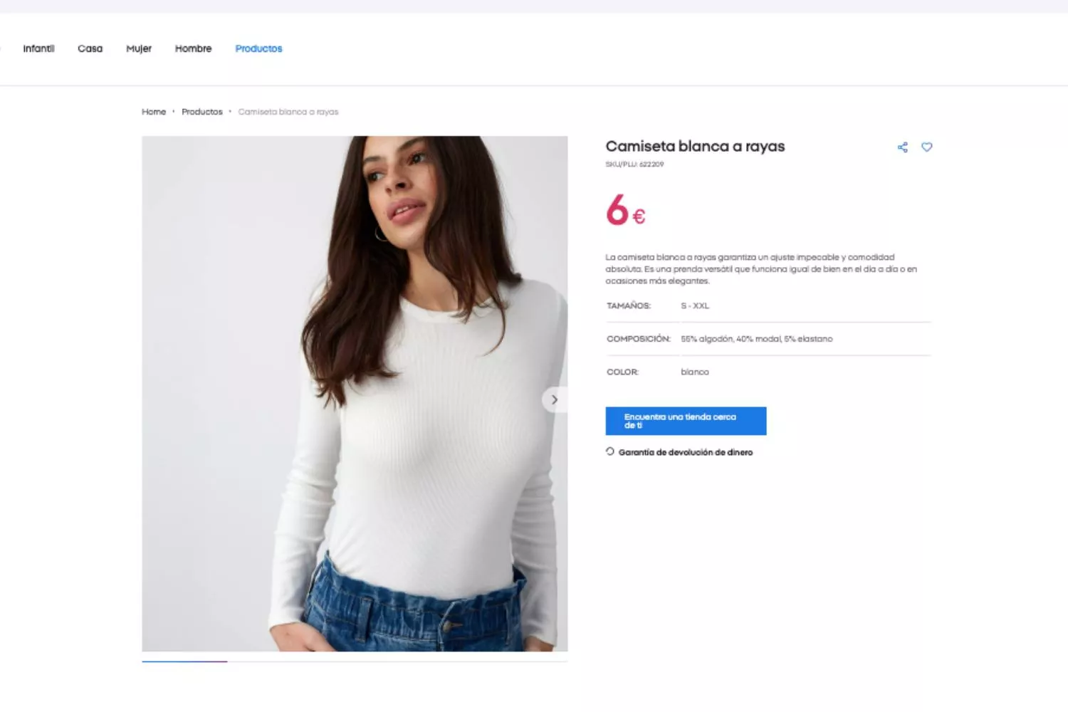 Camiseta blanca básica de Pepco / PEPCO Camiseta blanca básica de Pepco / PEPCO