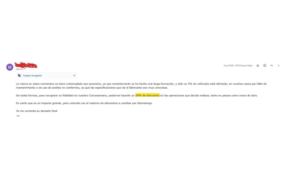 El mensaje de Marcos Díaz a Isodoro L. CEDIDA El mensaje de Marcos Díaz a Isodoro L. CEDIDA
