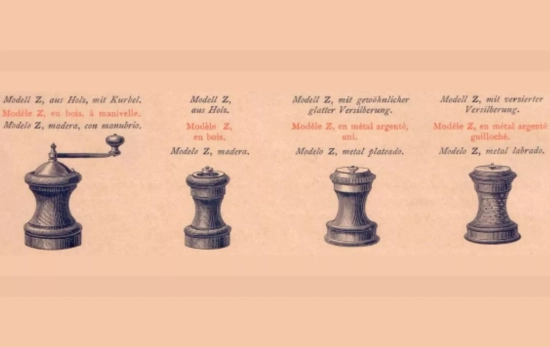 Los diferentes modelos del molinillo de pimienta / PEUGEOT SAVEURS Los diferentes modelos del molinillo de pimienta / PEUGEOT SAVEURS