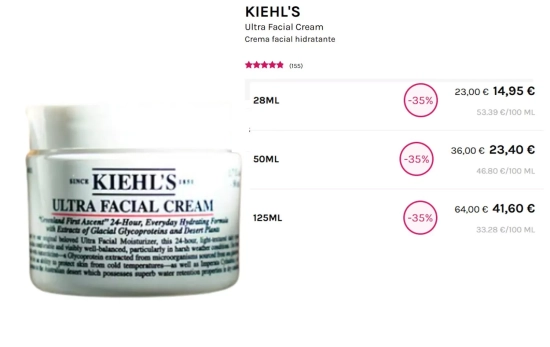 Ultra Facial Cream de Kiehl’s/ druni Ultra Facial Cream de Kiehl’s/ druni