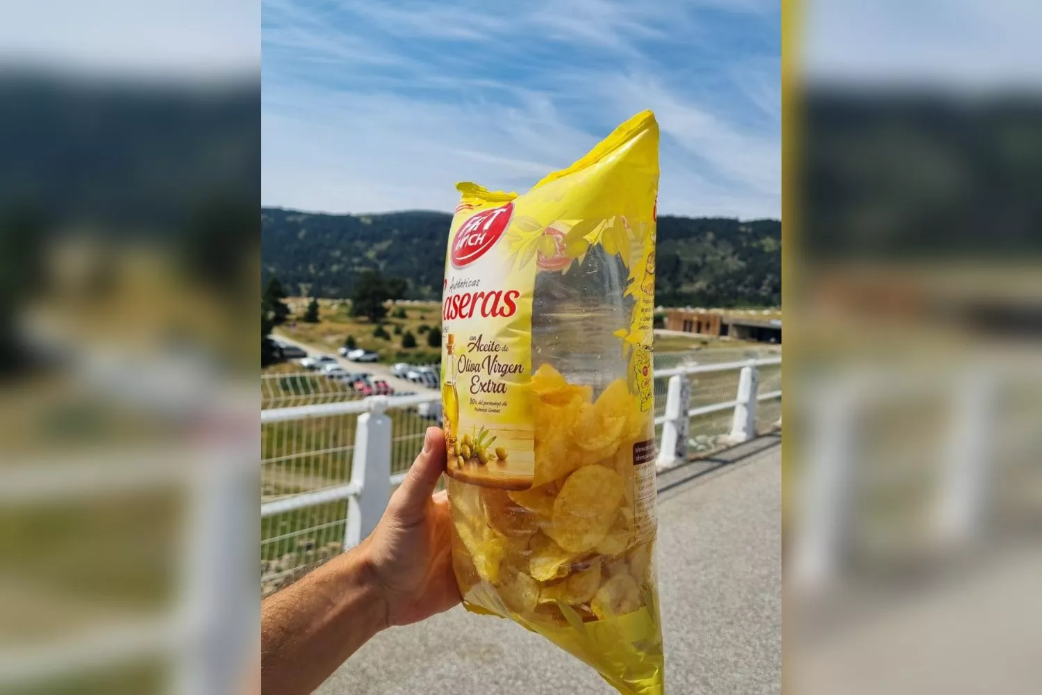 Bolsa de patatas fritas de Frit Ravich medio vacía / CEDIDA Bolsa de patatas fritas de Frit Ravich medio vacía / CEDIDA