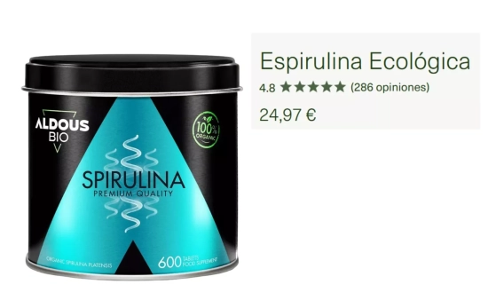 Espirulina /aldousbio.com Espirulina /aldousbio.com