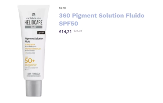Heliocare Pigment Solution Fluid SPF 50/ PROMOPHARMA Heliocare Pigment Solution Fluid SPF 50/ PROMOPHARMA